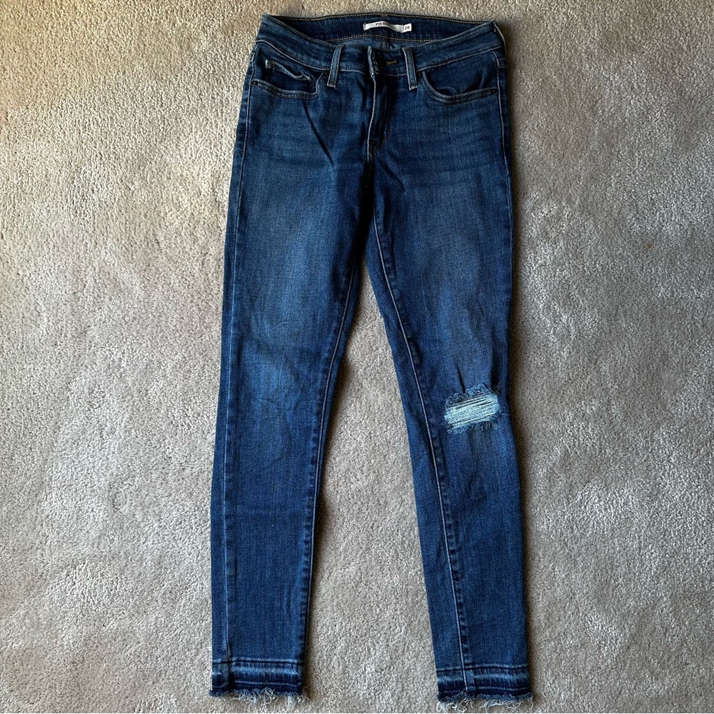 Levi’s Women 711 Blue Jeans